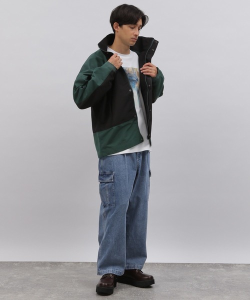 LAKOLE(ラコレ)の「2TONEシェルジャケット / 106411(ブルゾン・メンズ・ベージュ/ネイビー/グリーン・X-LARGE/MEDIUM/LARGE)」の7枚目の写真