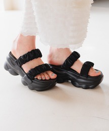 mysty woman | ギャザースニーカーサンダル 996697(サンダル)