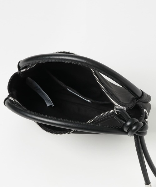 GANNI ミニ ノットバッグ ハンドバッグ BLACK GANNI ガニー ノット バッグ MINI KNOT ハンドバッグ A4480