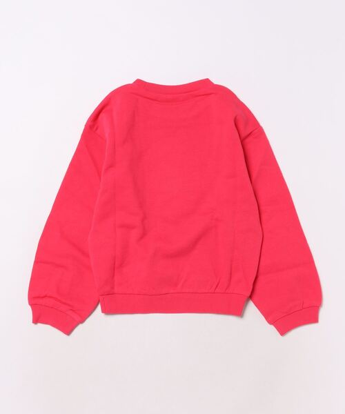 BENETTON (UNITED COLORS OF BENETTON)（ベネトンユナイテッドカラーズオブベネトン）の「キッズフロントプリント花柄スパンコールスウェット・トレーナーG（スウェット・キッズ・ラベンダー/ピンク・SMALL/MEDIUM/LARGE/X-LARGE）」の3枚目の写真