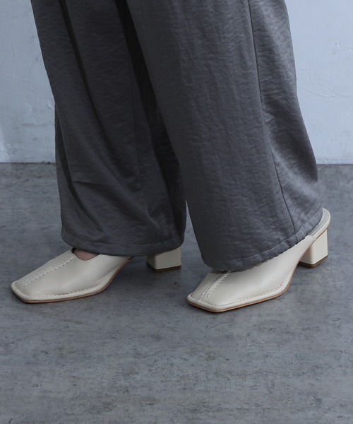 COLONY 2139（コロニートゥーワンスリーナイン）の「リバイバル・新色追加 / サテンカーゴパンツ（カーゴパンツ・レディース・オフホワイト/グレー/グレイッシュベージュ/チャコールグレー/ブラウン・FREE）」の11枚目の写真