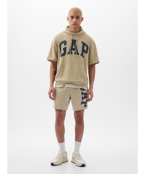 GAP（ギャップ）の「GAPアーチロゴ ショートパンツ(ユニセックス)（その他パンツ・メンズ・ベージュ/グレー/ブラック・M/S/XS/L/XL）」の10枚目の写真