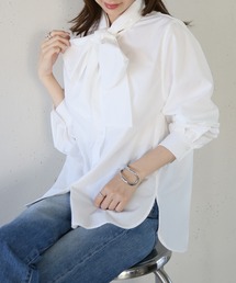 MAISON BREEZE reveur | 【MAISON BREEZE reveur】リボンボウタイブラウス シャツ ribbon bowtie blouse(シャツ/ブラウス)