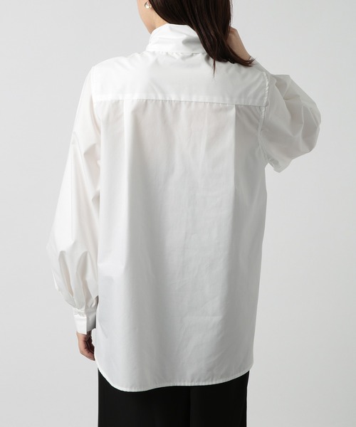 MAISON BREEZE reveur(メゾンブリーズレヴール)の「【MAISON BREEZE reveur】リボンボウタイブラウス シャツ ribbon bowtie blouse(シャツ/ブラウス・レディース・ホワイト/ブラック/ライトパープル・FREE)」の5枚目の写真