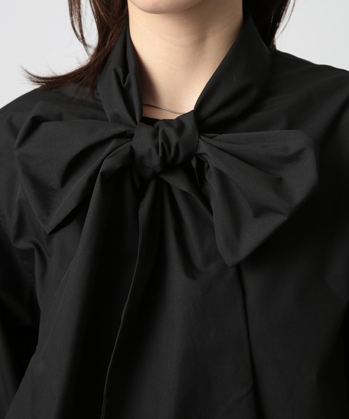 MAISON BREEZE reveur(メゾンブリーズレヴール)の「【MAISON BREEZE reveur】リボンボウタイブラウス シャツ ribbon bowtie blouse(シャツ/ブラウス・レディース・ホワイト/ブラック/ライトパープル・FREE)」の18枚目の写真