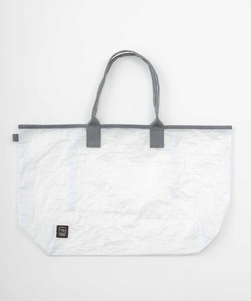 ADAM ET ROPE'（アダムエロペ）の「【TRAVEL COUTURE】レジャーFab Tote Bag（トートバッグ・メンズ・グレー/ホワイト・FREE）」の3枚目の写真