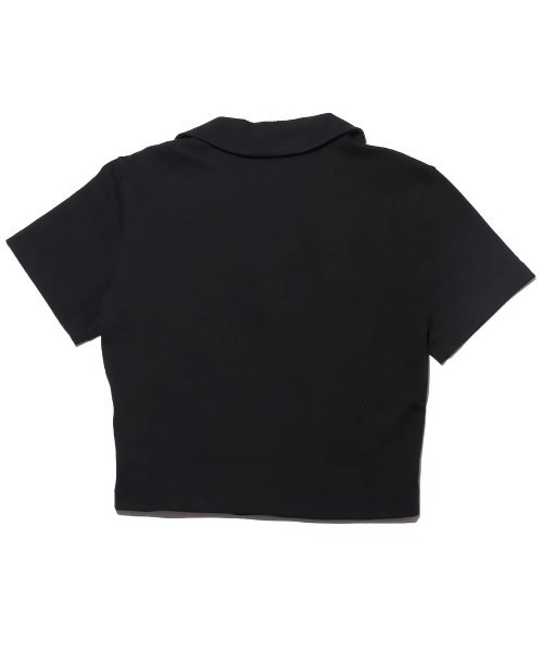 NIKE（ナイキ）の「NIKE AS W NSW ESSNTL SS POLO CRP TO / ナイキ エッセンシャル ウィメンズ ショートスリーブ ポロ トップ 【SP】（ポロシャツ・レディース・ブラック・S/M/L/XS）」の2枚目の写真