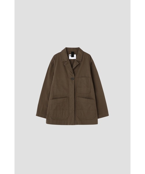 MHL.（エムエイチエル）の「LIGHT ORGANIC COTTON DRILL（テーラードジャケット・レディース・ナチュラル/カーキ・2/1）」の12枚目の写真