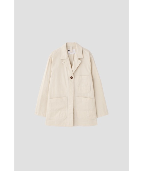 MHL.（エムエイチエル）の「LIGHT ORGANIC COTTON DRILL（テーラードジャケット・レディース・ナチュラル/カーキ・2/1）」の8枚目の写真