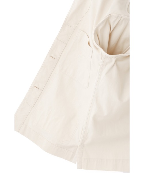 MHL.（エムエイチエル）の「LIGHT ORGANIC COTTON DRILL（テーラードジャケット・レディース・ナチュラル/カーキ・2/1）」の5枚目の写真