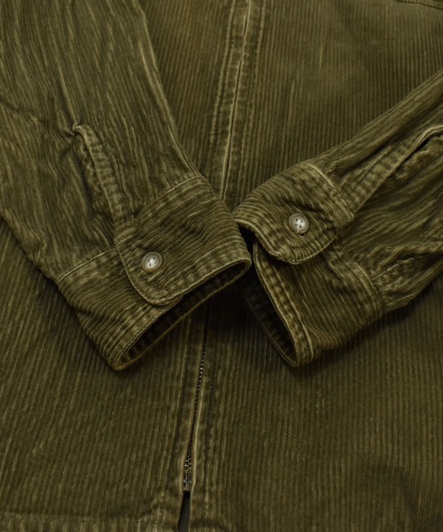 OLD NAVY（オールドネイビー）の「【ヴィンテージ古着】Y2K OLD NAVY/オールドネイビー 長袖 フルジップ コーデュロイシャツ（シャツ/ブラウス・メンズ・カーキ・X-LARGE）」の8枚目の写真