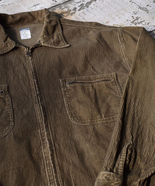 OLD NAVY（オールドネイビー）の「【ヴィンテージ古着】Y2K OLD NAVY/オールドネイビー 長袖 フルジップ コーデュロイシャツ（シャツ/ブラウス・メンズ・カーキ・X-LARGE）」の3枚目の写真