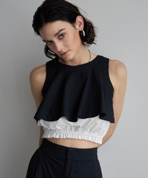 PAFFHEM CROP TANKTOP/パフヘムクロップタンクトップ