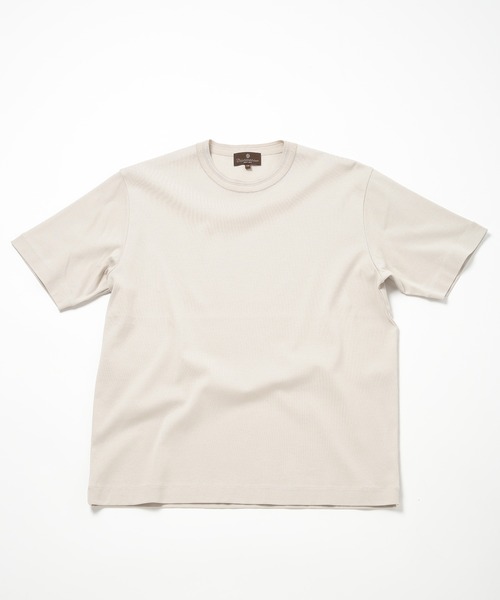 MEN'S BIGI（メンズビギ）の「60/2マーセライズジャージクルーネックTEE（Tシャツ/カットソー・メンズ・ベージュ/ブラック/ホワイト/ブルー・02/03/04）」の3枚目の写真