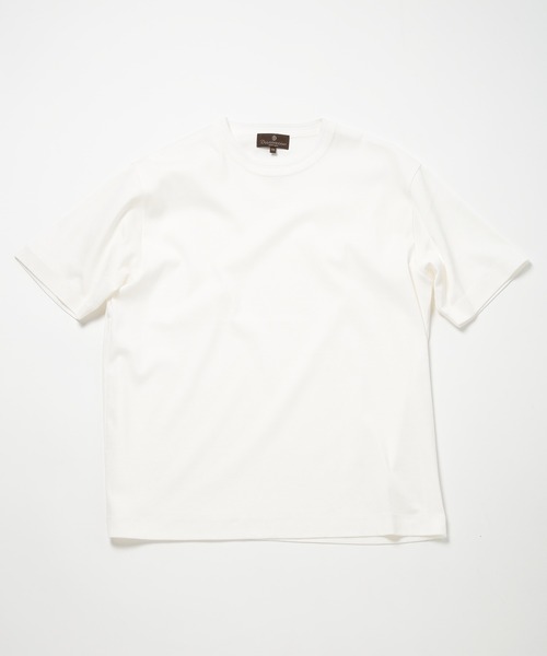 MEN'S BIGI（メンズビギ）の「60/2マーセライズジャージクルーネックTEE（Tシャツ/カットソー・メンズ・ベージュ/ブラック/ホワイト/ブルー・02/03/04）」の2枚目の写真