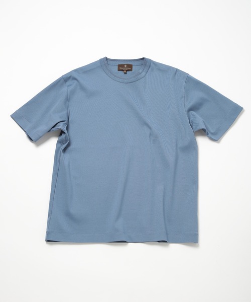 MEN'S BIGI（メンズビギ）の「60/2マーセライズジャージクルーネックTEE（Tシャツ/カットソー・メンズ・ベージュ/ブラック/ホワイト/ブルー・02/03/04）」の4枚目の写真