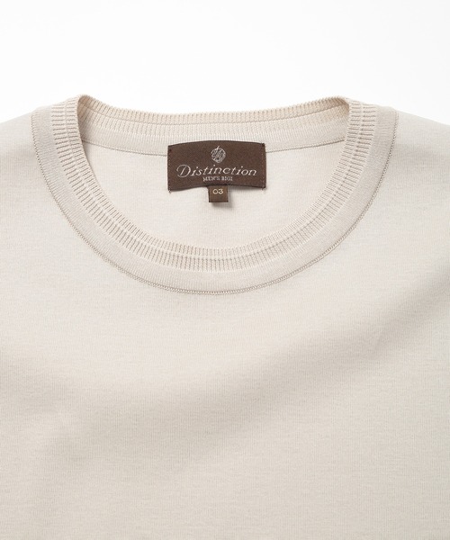 MEN'S BIGI（メンズビギ）の「60/2マーセライズジャージクルーネックTEE（Tシャツ/カットソー・メンズ・ベージュ/ブラック/ホワイト/ブルー・02/03/04）」の13枚目の写真