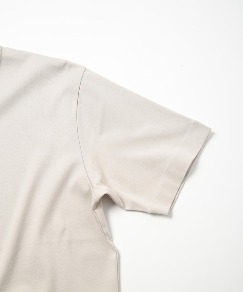 MEN'S BIGI（メンズビギ）の「60/2マーセライズジャージクルーネックTEE（Tシャツ/カットソー・メンズ・ベージュ/ブラック/ホワイト/ブルー・02/03/04）」の14枚目の写真