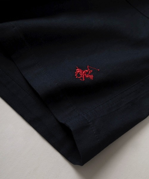 BEVERLY HILLS POLO CLUB（ビバリーヒルズポロクラブ）の「【BEVERLY HILLS POLO CLUB/ビバリーヒルズポロクラブ】ワンポイントロゴ刺繍 ベイカーデザイン 無地ピーチツイルハーフパンツ/ バギーショーツ（その他パンツ・メンズ・ホワイト/ベージュ/ネイビー/ブラック・M/L/XL）」の11枚目の写真
