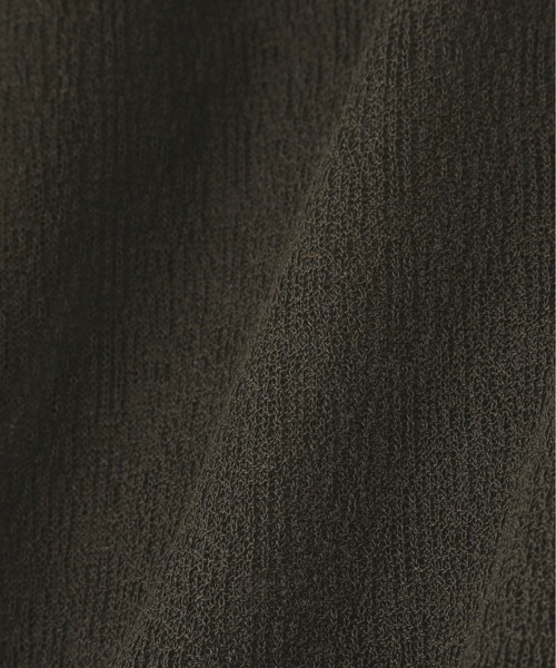 N.（N. Natural Beauty Basic）（エヌエヌナチュラルビューティーベーシック）の「◆Ｖネックシアーカーディガン（カーディガン/ボレロ・レディース・オフホワイト/チャコールグレー/レッド・MEDIUM）」の8枚目の写真