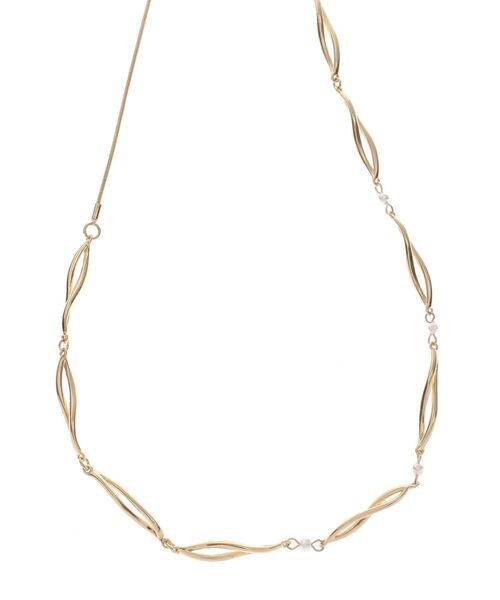 LAGUNAMOON（ラグナムーン）の「LADYパールチェーンチョーカー（チョーカー・レディース・シルバー/ゴールド・FREE）」の9枚目の写真