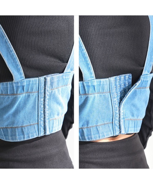 Diable baiser(ディアブルベーゼ)の「デニムビスチェ(キャミソール・レディース・ブルー・LL/LARGE/MEDIUM/SMALL)」の5枚目の写真