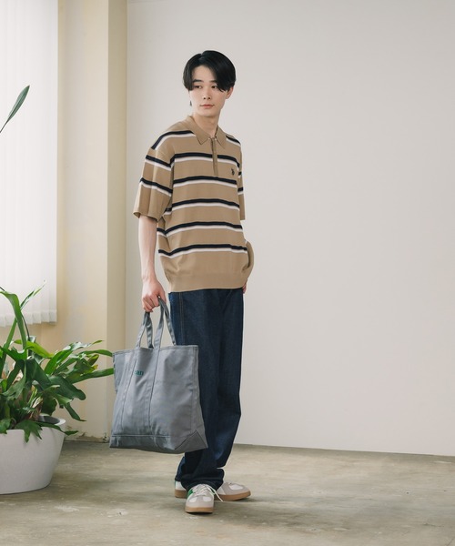 U.S. POLO ASSN.(ユーエスポロアッスン)の「U.S. POLO ASSN./ユーエスポロアッスン ニットポロシャツ(ポロシャツ・メンズ・ライトベージュ/ネイビー・LL/M/L)」の11枚目の写真