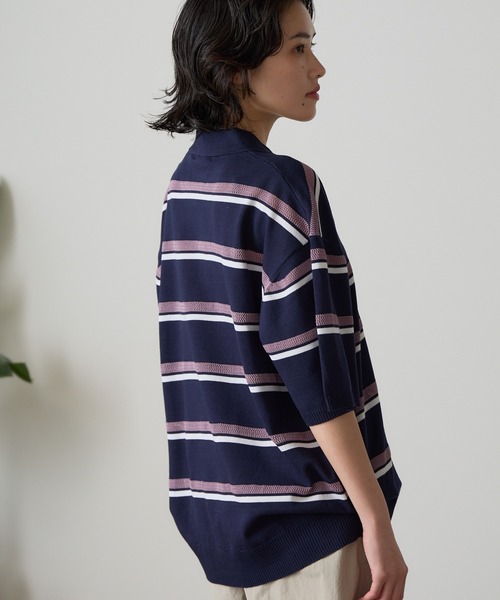 U.S. POLO ASSN.(ユーエスポロアッスン)の「U.S. POLO ASSN./ユーエスポロアッスン ニットポロシャツ(ポロシャツ・メンズ・ライトベージュ/ネイビー・LL/M/L)」の19枚目の写真