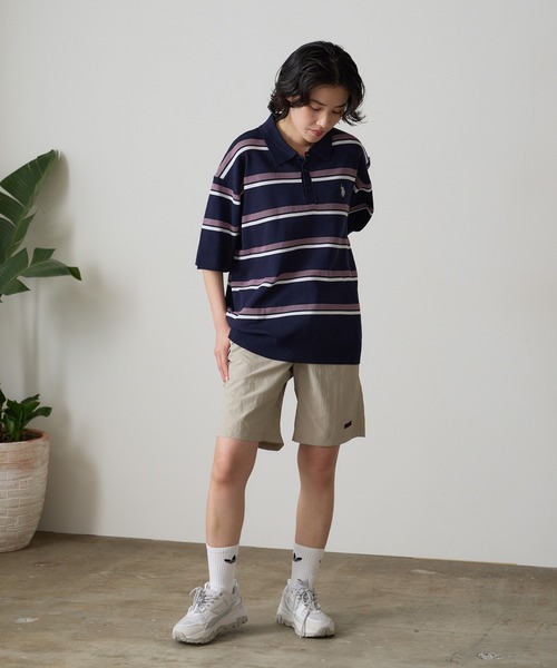 U.S. POLO ASSN.(ユーエスポロアッスン)の「U.S. POLO ASSN./ユーエスポロアッスン ニットポロシャツ(ポロシャツ・メンズ・ライトベージュ/ネイビー・LL/M/L)」の20枚目の写真