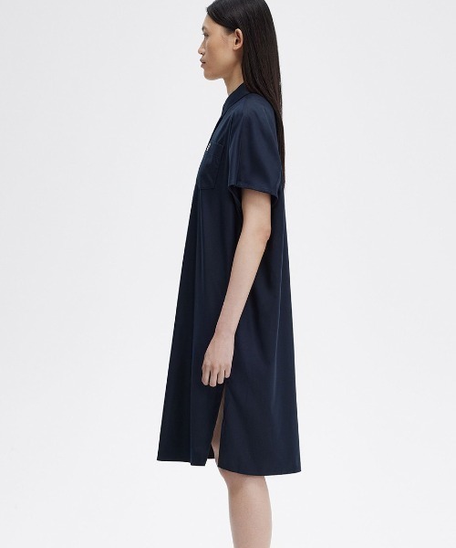 FRED PERRY（フレッドペリー）の「Lace Tape Shirt Dress（シャツ