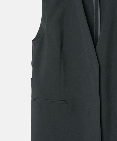 LE CIEL BLEU（ルシェルブルー）の「レースアップジレ / Lace-up Gilet（テーラードジャケット・レディース・ホワイト/ブラック・36）」の18枚目の写真