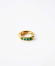 【TUWAKRIM】ジルコニアフープピアス