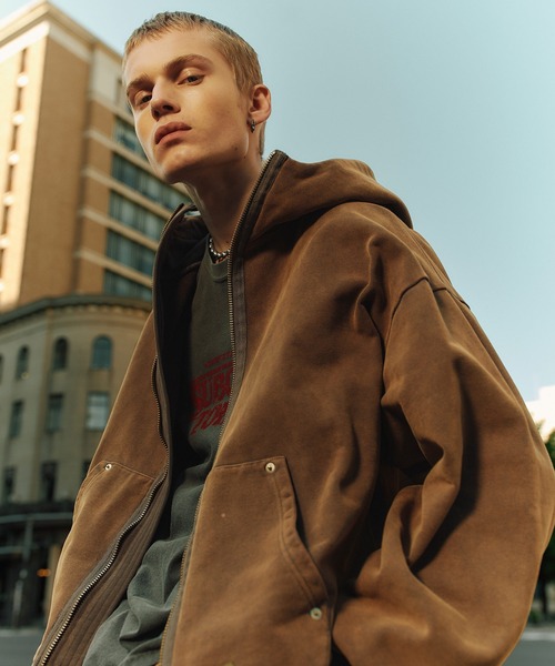 Subciety（サブサエティ）の「MILITARY ZIP PARKA（パーカー・メンズ・ブラック系その他/グレー/ブラック/カーキ・MEDIUM/SMALL/X-LARGE/LARGE）」の2枚目の写真