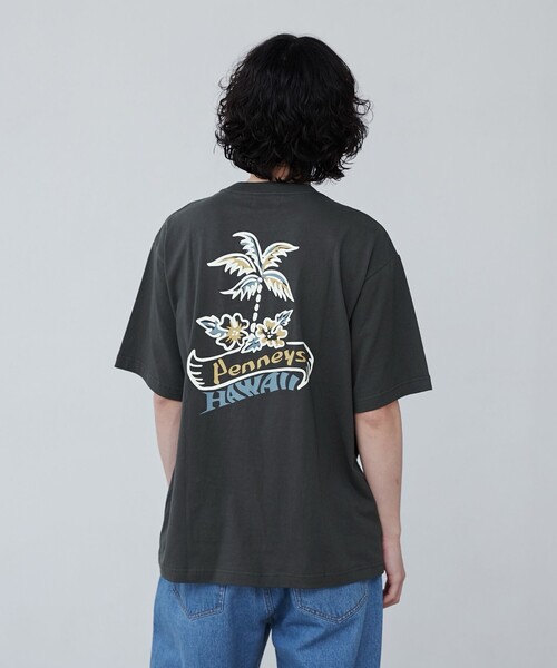PENNEYS(ぺニーズ)の「PenneysHAWAII(ペニーズハワイ)別注プリントTシャツ(Tシャツ/カットソー・メンズ・オフホワイト/マスタード/ダークグレー・M/XL/L)」の14枚目の写真