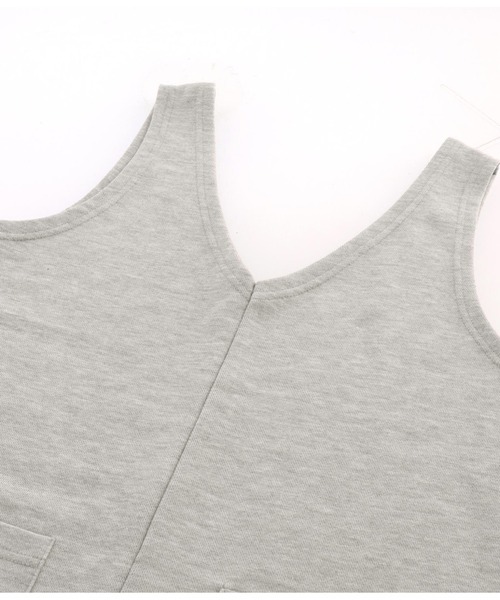 anap mimpi（アナップミンピ）の「裏毛 スウェット ユッタリ ワイド サロペット（サロペット/オーバーオール・レディース・グレー/ブラック/グリーン・FREE）」の15枚目の写真