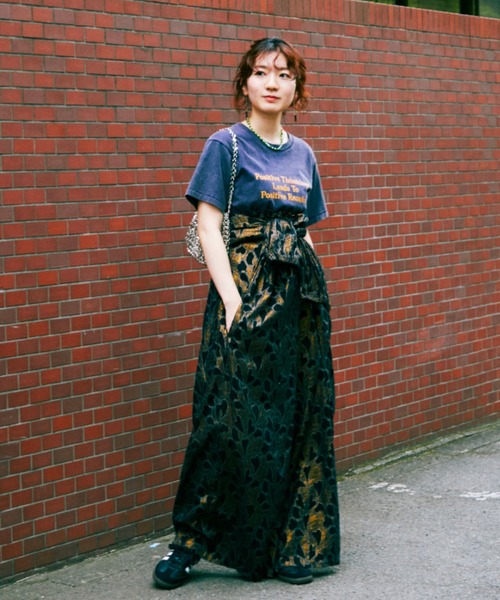 ROSE BUD(ローズバッド)の「ロゴTシャツ(Tシャツ/カットソー・レディース・ネイビー/レッド/ブルー・FREE)」の5枚目の写真