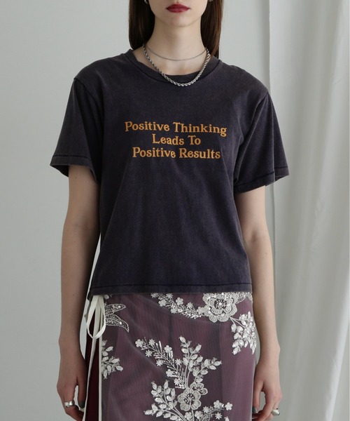 ROSE BUD(ローズバッド)の「ロゴTシャツ(Tシャツ/カットソー・レディース・ネイビー/レッド/ブルー・FREE)」の13枚目の写真