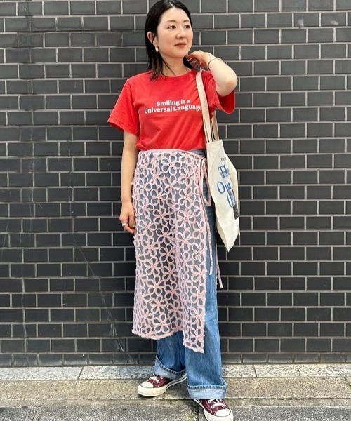 ROSE BUD(ローズバッド)の「ロゴTシャツ(Tシャツ/カットソー・レディース・ネイビー/レッド/ブルー・FREE)」の17枚目の写真