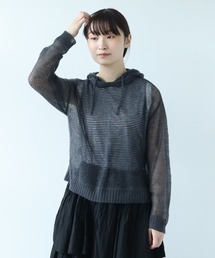 buoy buoy（ブイ）ニットベストbulle de savon AMBIDEX Store 〇 コットン / ナイロン レース ベスト(F アオ
