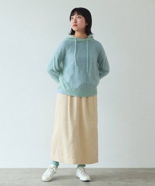 ビュルデサボン　モヘア　ニット　パーカー bulle de savon（ビュルデサボン）の「○7G mohair パーカー