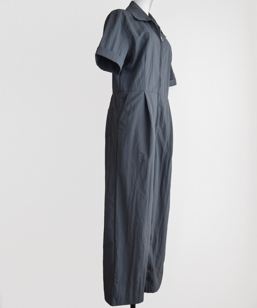 Marient（マリエント）の「ジップジャンプスーツ／サロペット（サロペット/オーバーオール・レディース・チャコール/ネイビー・FREE）」の6枚目の写真