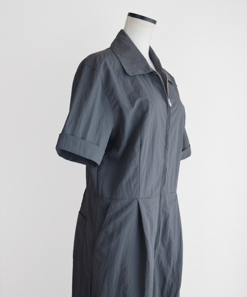 Marient（マリエント）の「ジップジャンプスーツ／サロペット（サロペット/オーバーオール・レディース・チャコール/ネイビー・FREE）」の9枚目の写真