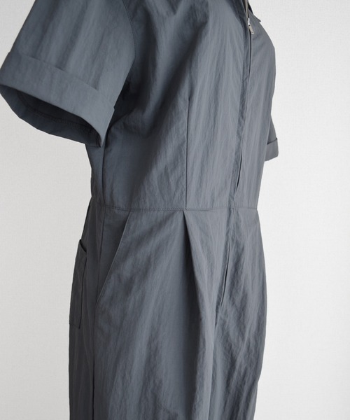 Marient（マリエント）の「ジップジャンプスーツ／サロペット（サロペット/オーバーオール・レディース・チャコール/ネイビー・FREE）」の10枚目の写真