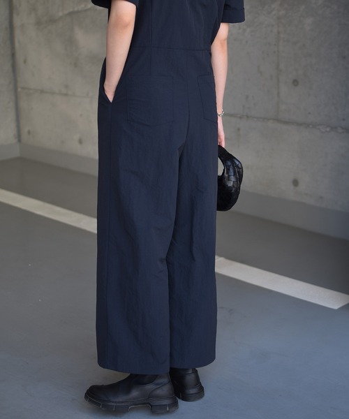 Marient（マリエント）の「ジップジャンプスーツ／サロペット（サロペット/オーバーオール・レディース・チャコール/ネイビー・FREE）」の14枚目の写真