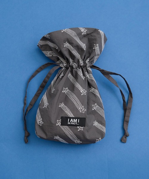 I am I in fact...（アイアムアイインファクト）の「●Twinkle star 刺繍バッグ（ハンドバッグ・レディース・ベージュ/チャコールグレー・FREE）」の4枚目の写真