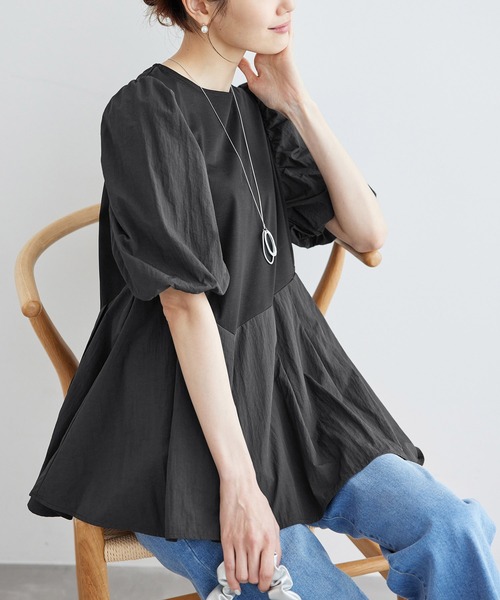 ROPE' PICNIC（ロペピクニック）の「70シルケットペプラムトップス（T