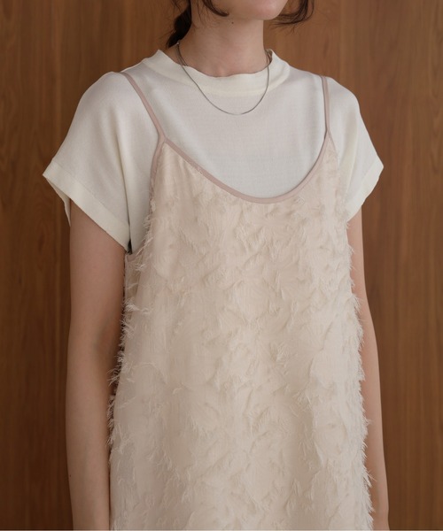 【セール】シャギージャガードキャミワンピース（ワンピース）｜Bab（バブ）