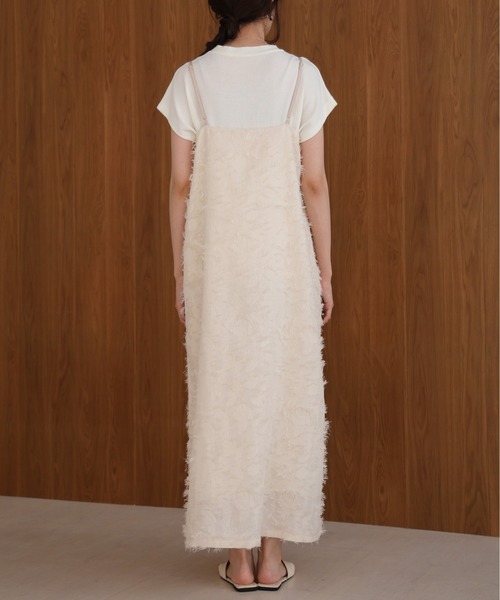 【セール】シャギージャガードキャミワンピース（ワンピース）｜Bab（バブ）