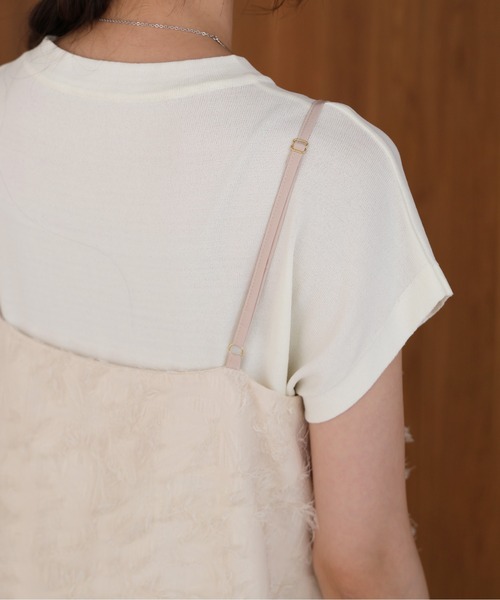 【セール】シャギージャガードキャミワンピース（ワンピース）｜Bab（バブ）