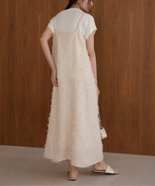 【セール】シャギージャガードキャミワンピース（ワンピース）｜Bab（バブ）